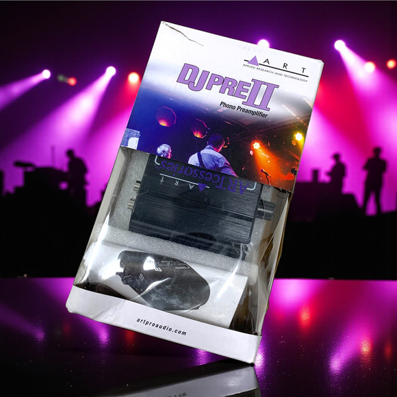 New ART DJPRE II Phono Preamp Preamplifier for Turntables Audio Equipment Boxed - Picture 1 of 5